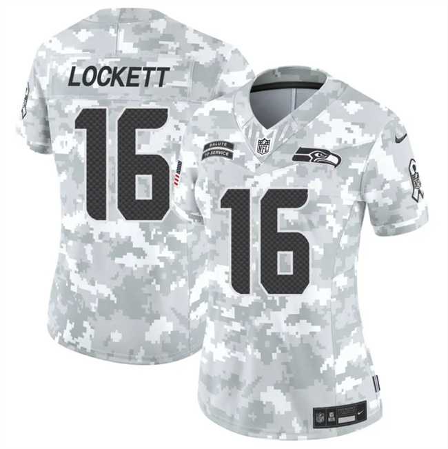Women%27s Seattle Seahawks #16 Tyler Lockett 2024 F.U.S.E Arctic Camo Salute To Service Limited Stitched Jersey Dzhi->tampa bay buccaneers->NFL Jersey